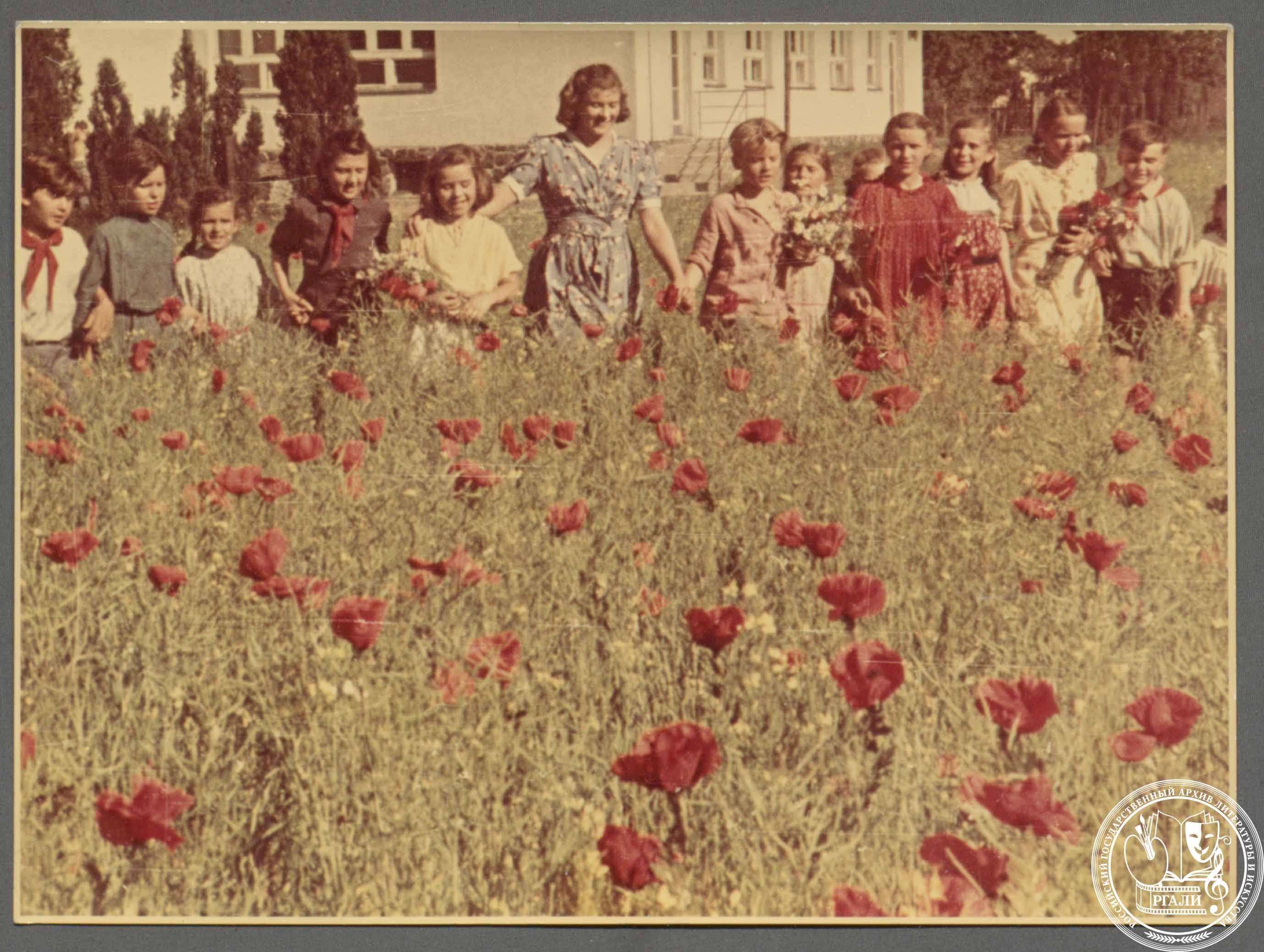 Кадр из фильма «Падение Берлина» (пост. М.Э. Чиаурели, по сценарию П.А. Павленко). 1950 г. РГАЛИ. Ф. 2199. Оп. 3. Фотография.