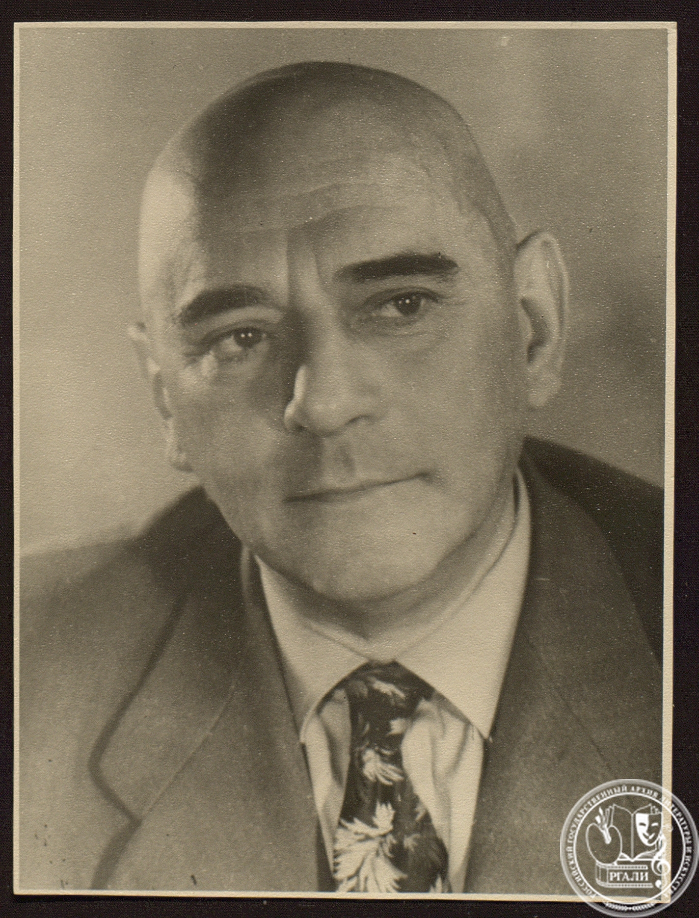 Фотография С.С. Мокульского. 1953 г. РГАЛИ. Ф. 2342. Оп. 1.